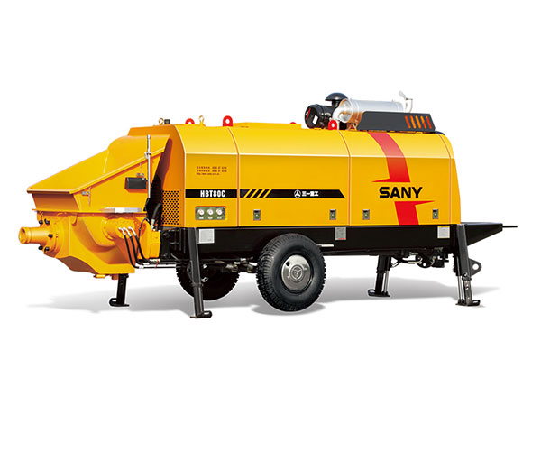 SANY HBT8018C-5S 85m³/h Diesel Trailer Pump  Trailer-Mounted Concrete Pump