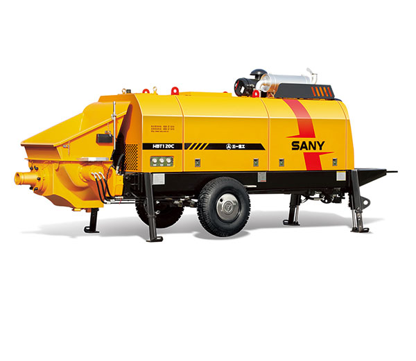 SANY HBT12020C-5W 121m³/h Ultra-high Pressure Trailer Pump  Trailer-Mounted Concrete Pump