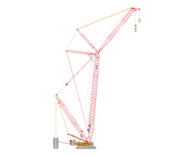 SANY SCC5000A 500 ton   Crawler Crane