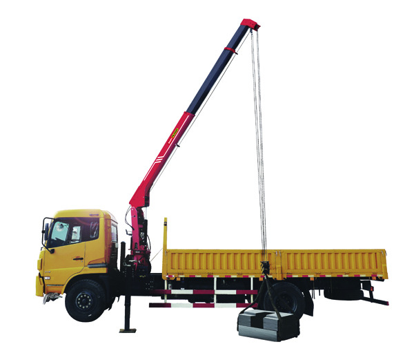 SANY SPS8000/SINOTRUCK chassis 5 Ton Stiff Boom Crane  Truck Mounted Crane