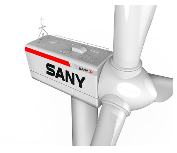 SANY SE10520 2.0MW High Speed Double-fed WTG  High Speed Doubly-Fed Wtg