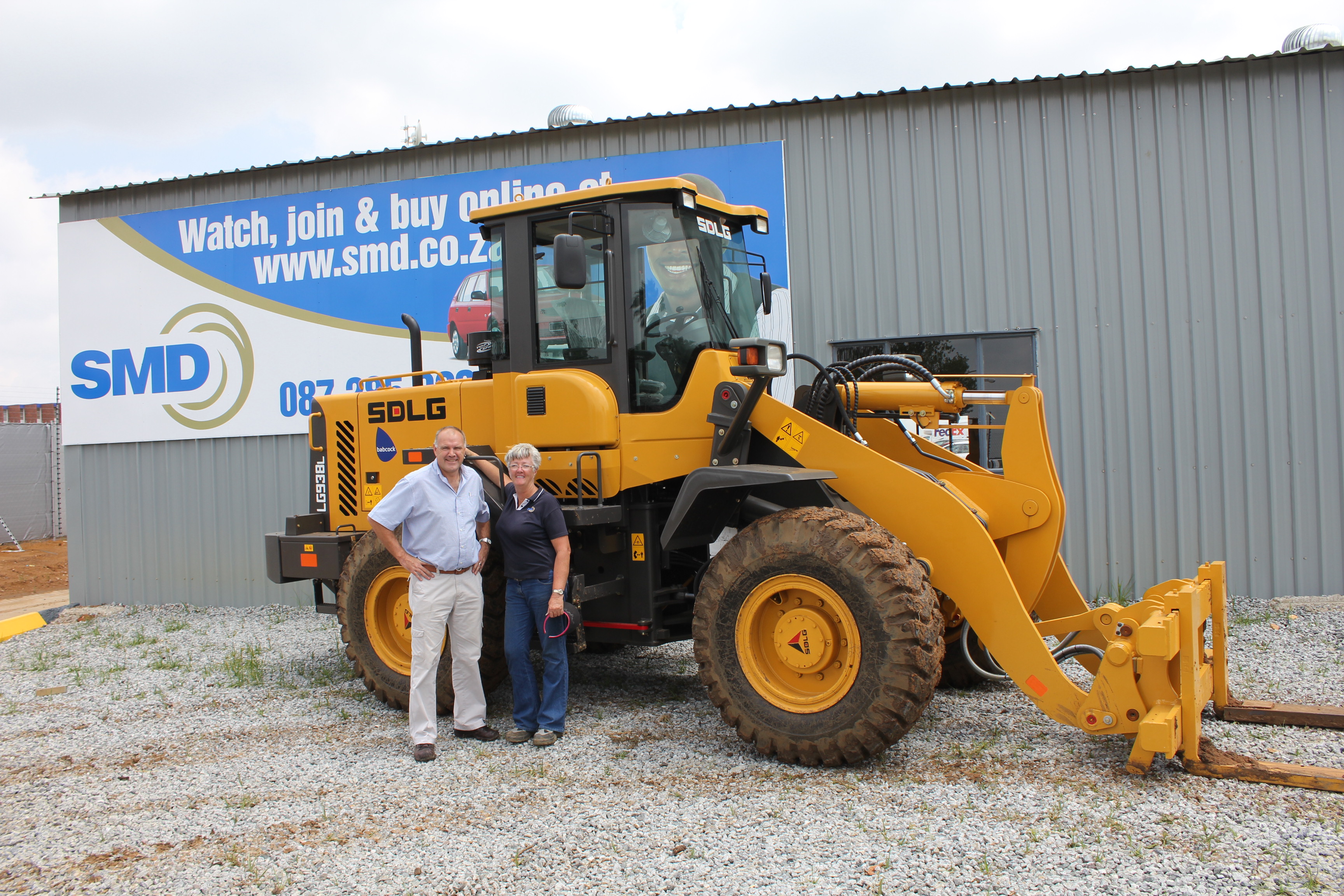 Modified SDLG wheel loaders aid South African vehicle management company