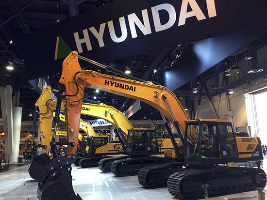 Hyundai Heavy Industries Showcases at CONEXPO 2017