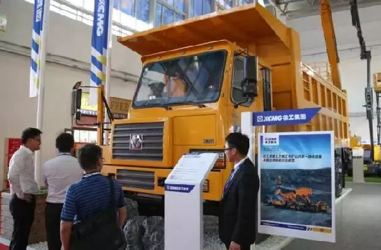 XCMG’s Mining Trucks Shining at the BICES 2017