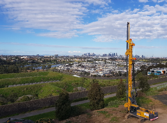 XCMG Rotary drilling rig favored by australian customers for the infrastructure construction