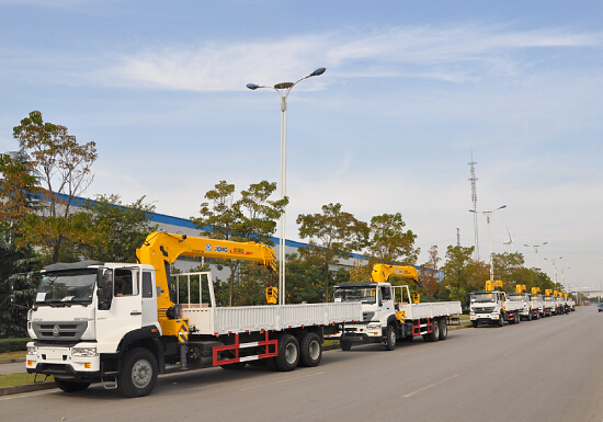 XCMG Truck-mounted Crane Batch Exported to Africa 