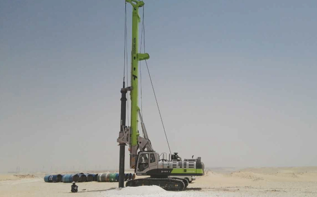Zoomlion Rotary Drilling Rig Marches into Saudi Market