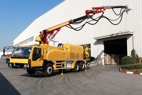 HPC30 concrete shotcrete truck to appear on BAUMA exhibition 