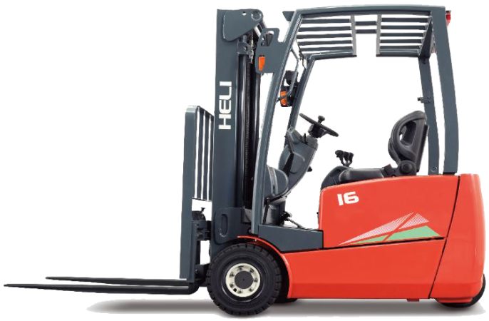 HELI EFG 1.6T Three Wheel Electric Counterbalanced Forklift Trucks  Electric Counterbalanced Forklift